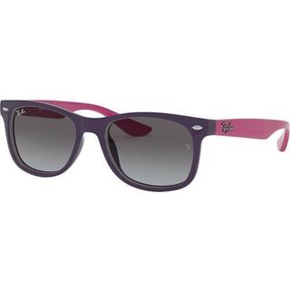 Ray - Ban Børn RJ9052S JUNIOR NEW WAYFARER 70218G Solbriller Nylon Violet Grå Firkantet Normal Skygge
