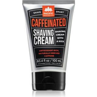 Pacific Shaving Company koffeinholdig barbercreme med sheasmør og pebermynte — fugter og rødmebekæmpende antioxidanter til en glat barbering