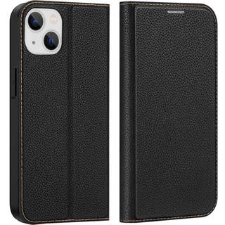 iPhone 14 Plus - DUX DUCIS Skin X2 læder cover - Sort