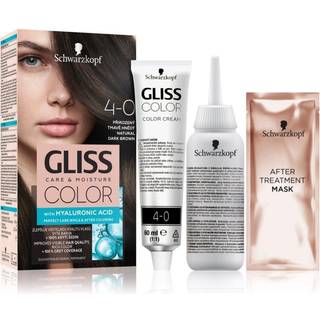 Schwarzkopf Gliss Color Permanent hårfarve Skygge 4-0 Natural Dark Brown 1 stk. - 1 stk.