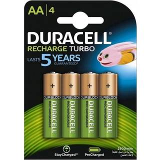 Duracell Recharge R6/AA Genopladelige batterier 2500mAh - 4 stk.