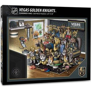 Youthefan NHL Vegas Golden Knights Purebrede fans 500 pc puslespil - en rigtig neglebiter