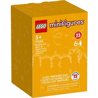 Lego Minifigures Series 23 6 Pack 71036 Building Toy Set; Samlerobjekter til b?rn drenge og piger i alderen 5+ (pakke med 6 blinde tasker at saml