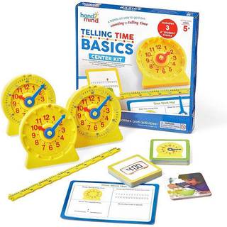 Hand2mind Telling Time Basics Center Kit Numberline L?r at fort?lle tidsaktivitetss?t, der fort?ller tid undervisning i uraktiviteter analogt kla