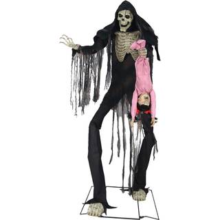Riesiger Boogey Man Skelett Animatronic 213 cm