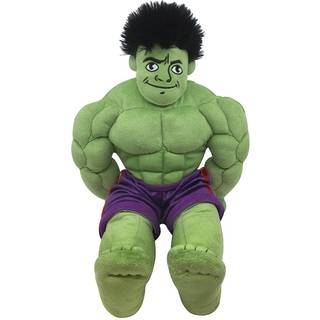 Jay Franco Marvel Super Hero Adventures Toddler Hulk Plush Fyld Pillow Buddy - Super Soft Polyester Microfiber 18 inch (Official Marvel Product)