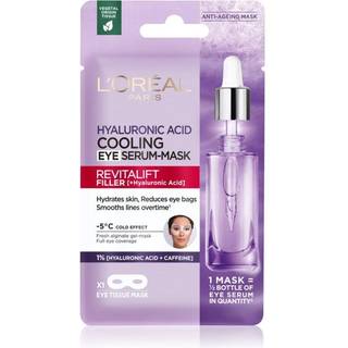 L’Oréal Paris Revitalift Filler Lysnende og fugtgivende sheetmaske til øjenområdet 11 g - 11 g