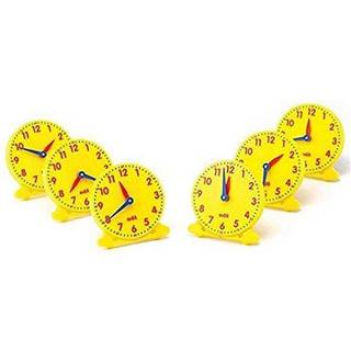 DIDAX Pedagogiska resurser 5 """" 12 timmars studentklocka uppsättning av 6 Multi 211550