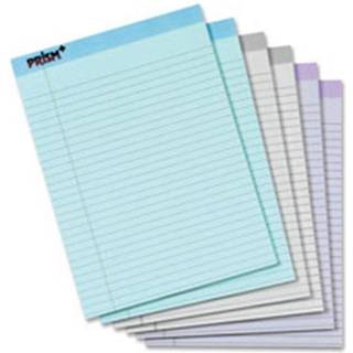 TOPS 63120 PRISM PLUS Farvede juridiske puder 8 1/2 x 11 3/4 Bl? 50 ark Dogsin
