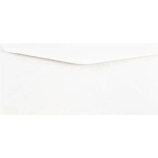 Jampapir nr. 10 Business Commercial Convolles - 4 1/8 x 9 1/2 - White - 100/Pack