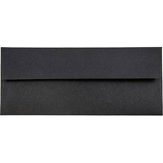 Jampapir nr. 10 Business Premium -konvolutter - 4 1/8 x 9 1/2 - Sort linned - 50/pakke