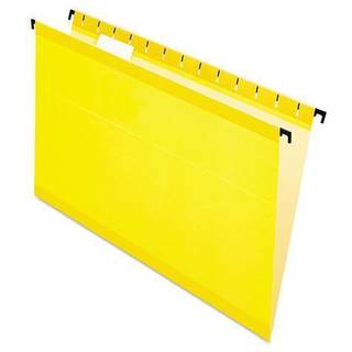 Pendaflex Surehook 615315yel Poly Laminat Hængende mapper Legal 1/5 Tab Yellow 20/Box