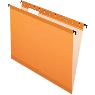 Pendaflex SureHook h?ngende mapper Brevst?rrelse 1/5-sk?ret faner Orange 20/boks
