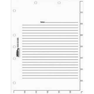 Tabbies TAB54520 Medical Chart Index Divider Sheets 400 / Box White