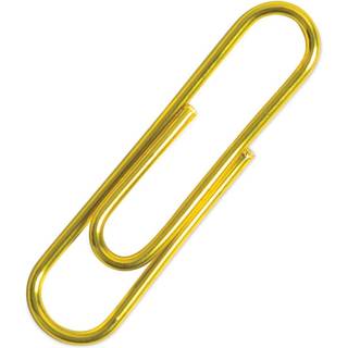 U -m?rker papirclips Medium guld 1000 t?lling