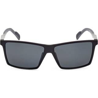 Adidas Sport Unisex SP0058 02D Solbriller Sort-opaque Grå Rund Polariseret