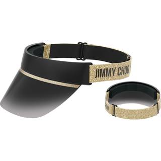 Jimmy Choo Kvinde CALIX 2M2/9O Solbriller Sort/Guld Grå Visir Normal Skygge