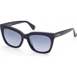 Max Mara MM0009 90W 55 Solbriller Kvinder Blue - Shiny Blue - 55mm