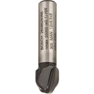 BOSCH Hulkehlfræser, 8 mm, R1 6 mm, D 12 mm, L 9,2 mm, G 40 mm 8 mm, R1 6 mm, D 12 mm, L 9,5 mm, G 40 mm