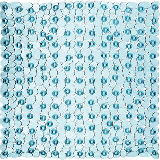 Pebble Design kvadratisk bademåtte, blå