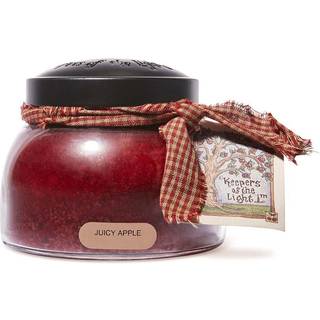 En munter giver - Juicy Apple Mama Duftende glas Jar -stearinlys (22 oz) med låg og tro til Life -duft lavet i USA