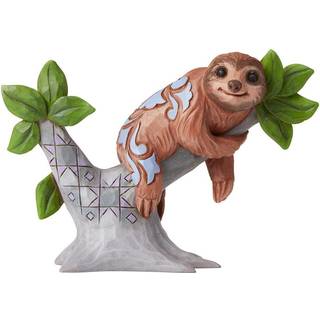Enesco Jim Shore Heartwood Creek Sloth p? tr? Miniature Figur 2,88 tommer multicolor