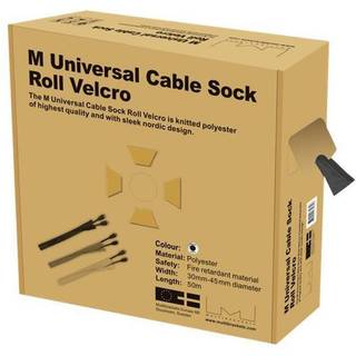 MULTIBRACKETS M Uni CableSock Roll Velcro Black 50m L