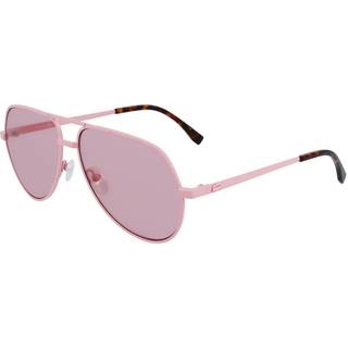 Lacoste Unisex L250SE 610 Solbriller Metal Rosa uigennemsigtig Rosa Pilot