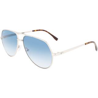 Lacoste Unisex L250SE 040 Solbriller Metal Sølv Blå Pilot Skygge