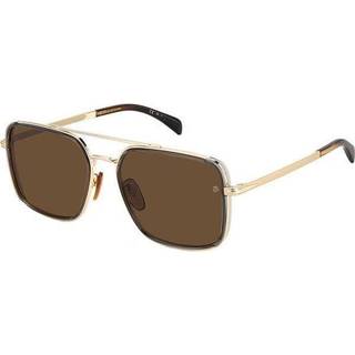 David Beckham DB 7083/G/S Asian Fit FT3/70 59 Solbriller Mænd Guld - Grey Gold - 59mm