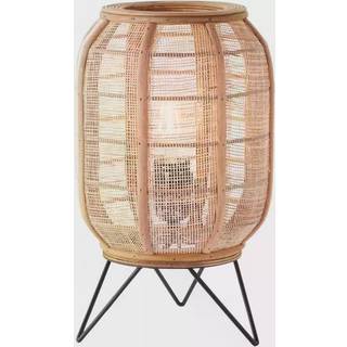 Tanah bordlampe med bambus