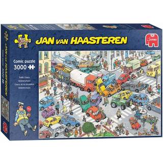 Puslespil af JVH "Traffic Chaos" 3000 Brikker