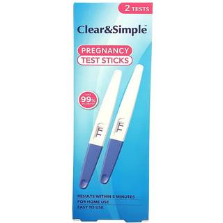 Clear & Simple Pregnancy Test Sticks
