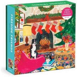 Fireside Friends 1000 Piece Puzzle in Square Box
