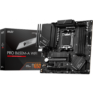 MSI PRO B650M-A WIFI Bundkort - AMD B650 - AMD AM5 socket - DDR5 RAM - Micro-ATX
