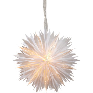 Star Trading - Christmas Star - Paper Star Dis - White - 60 cm