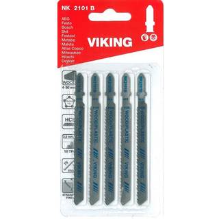 Viking el-stiksavblade til træ og plast lige snit T skaft