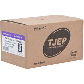 Tjep klammer elgalv. PZ-16 1,6x10,8x32 11000stk/pk 840232 m/lim