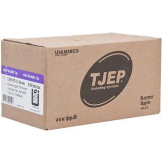 Tjep klammer elgalv. PZ-16 1,6x10,8x50 6500stk/pk m/lim 840250 m/lim