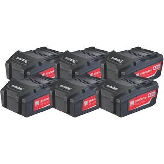 Metabo sæt m/ 6 stk. 18V 4,0Ah Li-Power batterier