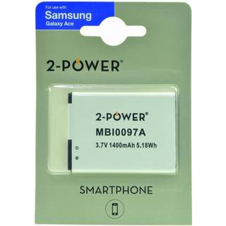 2-Power Batteri til Samsung Galaxy Ace