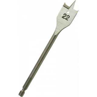 Milwaukee fladbor til træ - længde 160 mm - Ø22 mm
