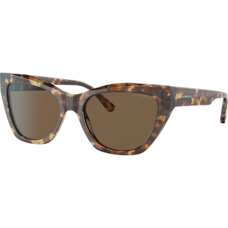 Emporio Armani EA4176 502573 54 Solbriller Kvinder Brun - Shiny Brown Havana - 54mm