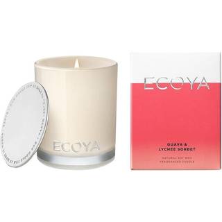 Ecoya Guava & Lychee Candle 80 gr 25t brennetid - 80 g