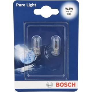Bosch Pure Light pære W3W 12V - 2 stk.