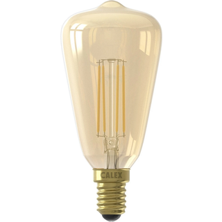 Calex LED Rustik pære 3,5W=25W Gold Deko E14 dæmp