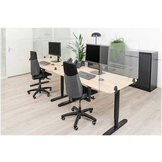 Neomounts NS-GLSPROTECT100 - partition screen - 100 x 65 cm - transparent
