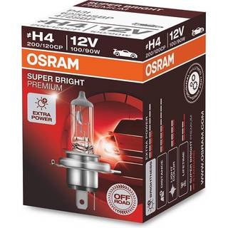 Osram Super Bright Premium - Super Bright - Off -Road H4 - P43T Halogen forlygte lampe