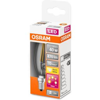 LEDVANCE LED Kerte 3-step Dim 4W=40W 2700K klar E14