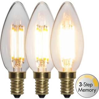 Star Trading - LED LAMP E14 C35 Soft Glow 3 -Stp Memory - 4.0W - 2100K - 3 -Stp -DIM (hukommelse)